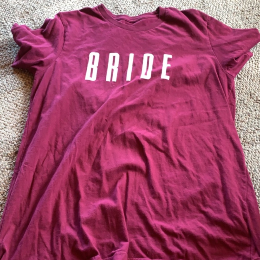 Bride t shirt